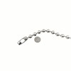 Glory Qin 10mm Stainless Steel Ball Chain Necklace, Extra Large