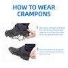 Ice Crampons for Traction on Snow and Ice (L)