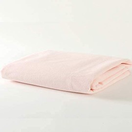 Ixsu 100% Cotton Waterproof Bedwetting Sheets Mini Size Children Partial Use (Pink,70x120cm)