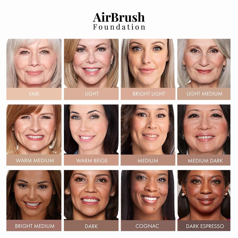 Jerome Alexander MagicMinerals AirBrush Foundation, Spray Makeup with Skincare Active
