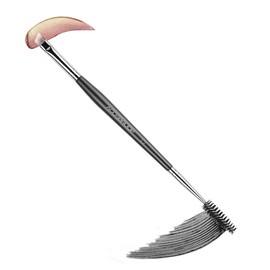 ACOSBRUOP Eyebrow Brush and Spoolie Brush, Professional Angled Brow Brush or Eyeliner Brush