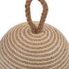 PEMAR Natural Wicker Door Stopper with Handle, Rustic Farmhouse Decorative
