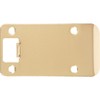 Round Corner Extended Lip Strike Plate, 2-1/4" x 4", (4-1/2"