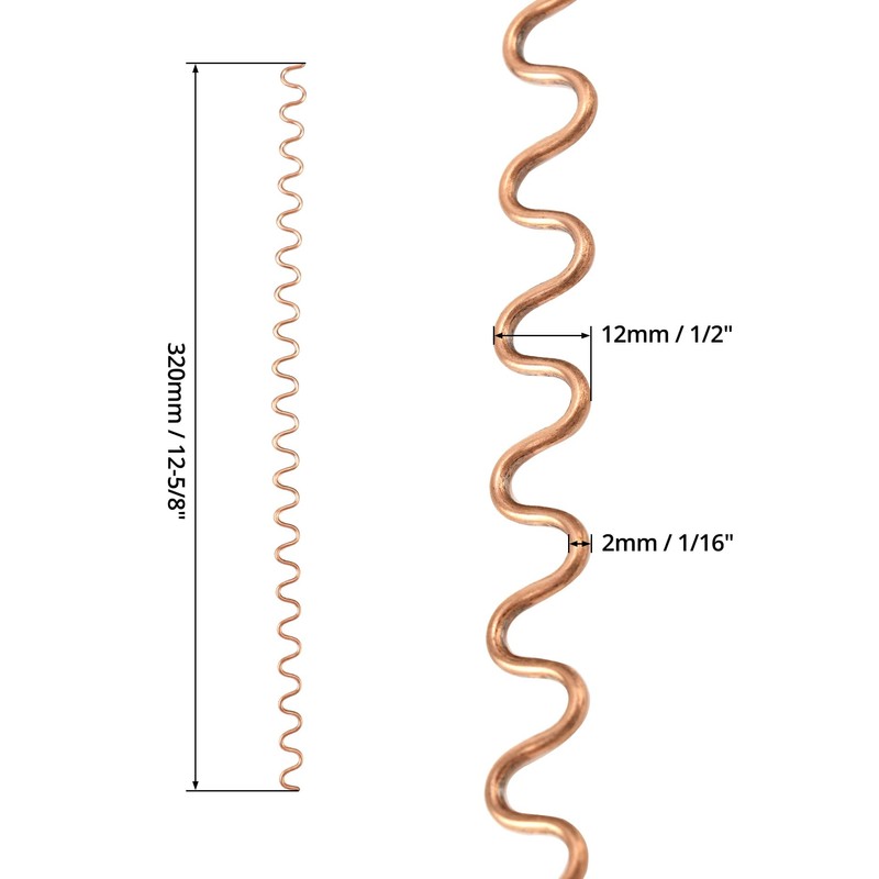 QWORK Dent Repair Equipment Pull Wire, 50 Pieces 320mm Spot