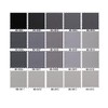 CraftsFabrics 2.5'' x 44'' 20pcs Grey Solid Jelly Rolls Fabric