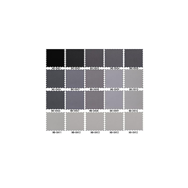 CraftsFabrics 2.5'' x 44'' 20pcs Grey Solid Jelly Rolls Fabric