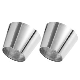 X AUTOHAUX Car Mandrel Exhaust Bend Elbow Pipe 304 Stainless Steel Concentric Reducer 3" OD to 4.25" OD 2pcs