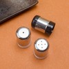 Silver Sugar Shakers Spice Salt Pepper Organizer Container Dust-proof Stainless