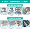 Cozy Essential 16 Pack Vacuum Storage Bags, Space Saver Bags