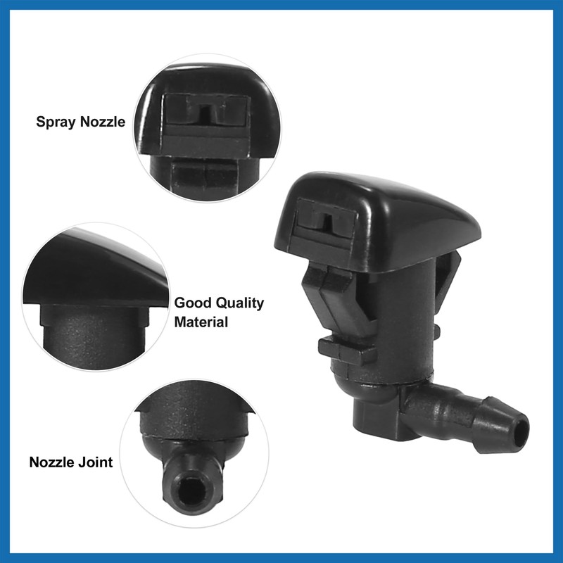 A ABSOPRO Front Windshield Wiper Nozzles Kit for Toyota Tacoma