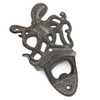Octopus Wall Mounted, Cast Iron Bottle Opener, 16cm x 9.5cm,