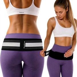 PlayActive Pelvic Belt, Sacroiliac Belt - Sacroiliac Hip Belt, Sciatica Bandage - Hip Bandage for Men and Women, ISG Belt for Hip Pain and Pregnancy Symphysis (XL/XXL)