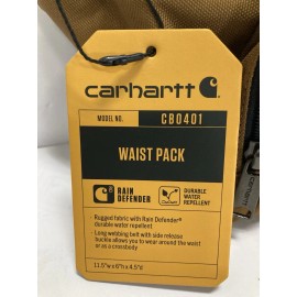 Carhartt Waist Pack Bag, Belted Adjustable One Size Fits All, Brown, CB0401