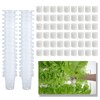 SanSanYa 36pcs Hydroponic Net Pots with 54pcs Hydroponic Planting Sponges