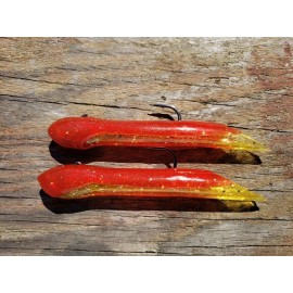 Hookup Baits Original Hook Up Baits Saltwater Jigs White Sea Bass Special Bullet Lure 5/8 oz - Red Crab, 5/8 oz