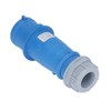 Industrial Socket IP44 Waterproof Brass Contact Aviation Connector 2P+E 32A