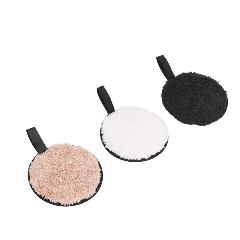 Makeup Remover Puff 3 Colors Purifies Skin Pore Cleansing Exfoliation