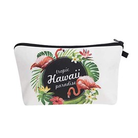 LUOXIAQIFEI Travel Toiletry Bag Portable Lightweight Waterproof Toiletry Bag for Makeup Organiser Storage Toiletry Bag (Flamingo)