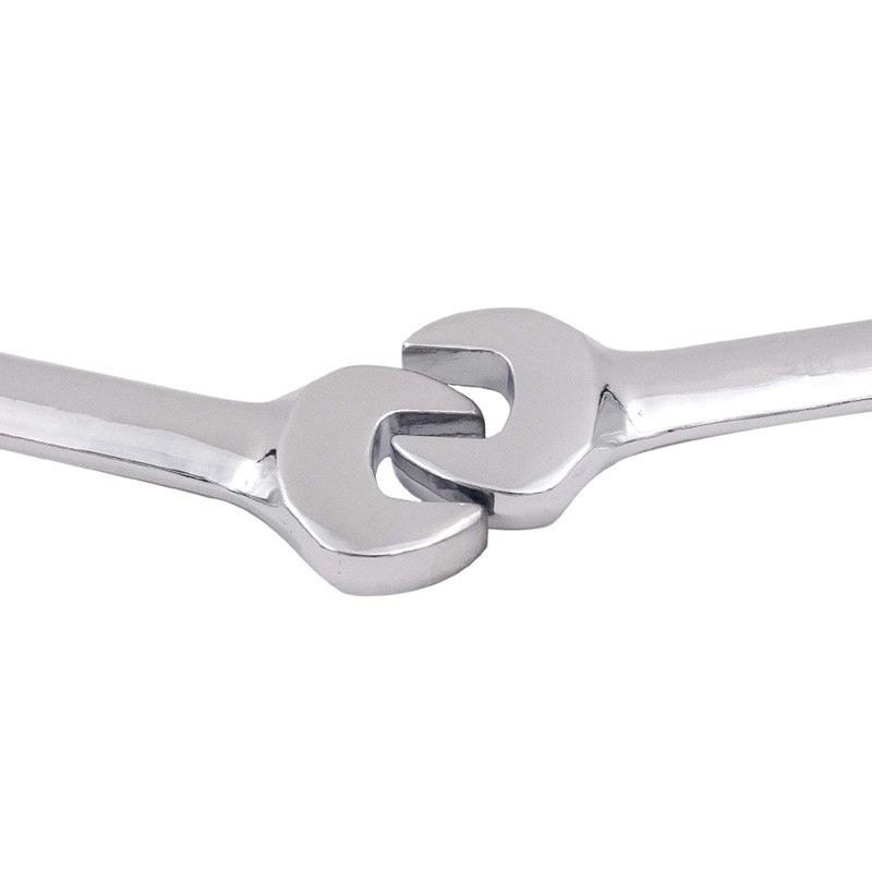 KINJOEK 2 PCS 19mm 12PT Ratchet Wrench, Metric Gear Combination