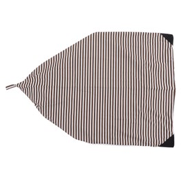 Animal Storage Bean Bag Cover Canvas Triangle Stuffed Storage Bean Bag Chair Without Filler for Home Coffee Stripe