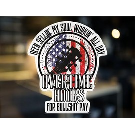 Rich Men North of Richmond Song Lyrics Laminated Sticker - 7.5" x 6.5" Vinyl Decal for Fans and Music Lovers - Unique Design with Catchy Lyrics - Cars, Trucks, Laptops