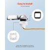 VEVOR Toilet Handle Replacement Kit, Front Mount Universal Toilet Handle,