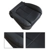 Priprilod Perforated Leather Black Driver Side Bottom Replacement Seat Cover
