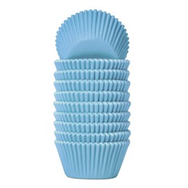 Xlloest Cupcake Liners Light Blue Baking Cups Muffin Paper Standard, 200 Pack