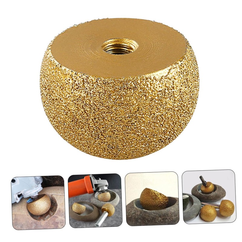 Kisangel Diamond Rotary Burr for DIY Planter Crafts Engraving Polishing