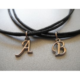Cute Friendship Necklaces Initial Letters – Pack of 2 – Your Desired Letters