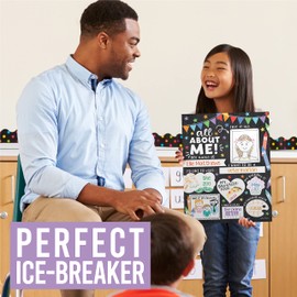 Hadley Designs 20 Colorful Read Posters For Elementary School Posters - All About Me Posters Elementary School Supplies For Teachers For Classroom, Star Student Posters Elementary Classroom Supplies