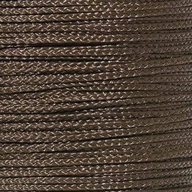 Craft County Lightweight Nylon Braided Utility Purpose Crafting Nano Cord – 300 FT Spools, 0.75 Diameter, Brown