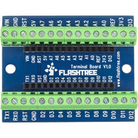 risingsaplings 2pcs Nano 3.0 Screw Terminal Adapter Shield Expansion Board Nano V3.0 AVR ATMEGA328P-AU Module for Arduino