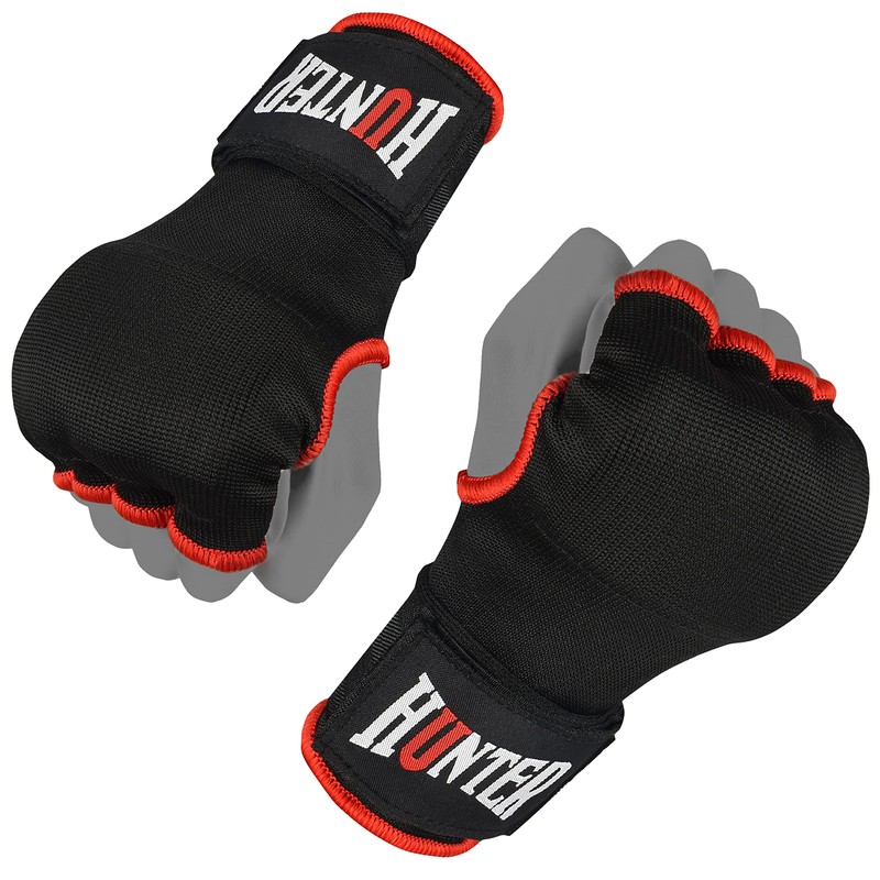 HUNTER Gel Padded Inner Gloves with Hand Wraps for Boxing(Set