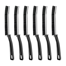DUSCOKE 6PCS Car Crevice Cleaning Brush, Hard-Bristled Dead Corner Gap Scrubber Car Detailing Brush for Kitchen & Bathroom, Multi-Function Vehicle Window Cleaner Tools for Auto Dash Vent Door Track