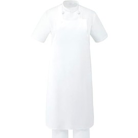 Albe T155 C-1 Apron for Food and Drinking, Kitchen, Hotel, Unisex, 100% Cotton, One Size Fits Most, White, C-1 White