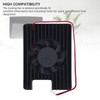 CM5 PWM Fan, Aluminum Alloy Cooling Fan for Compute Module
