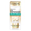 Crema Facial Oréal Paris Defender Anti Brillo Color Medio 40g