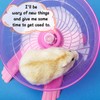 Hamster Wheel Silent Saucer Spinner/Quiet Exercise Flying Runner Dwarf Hamster/Gerbil