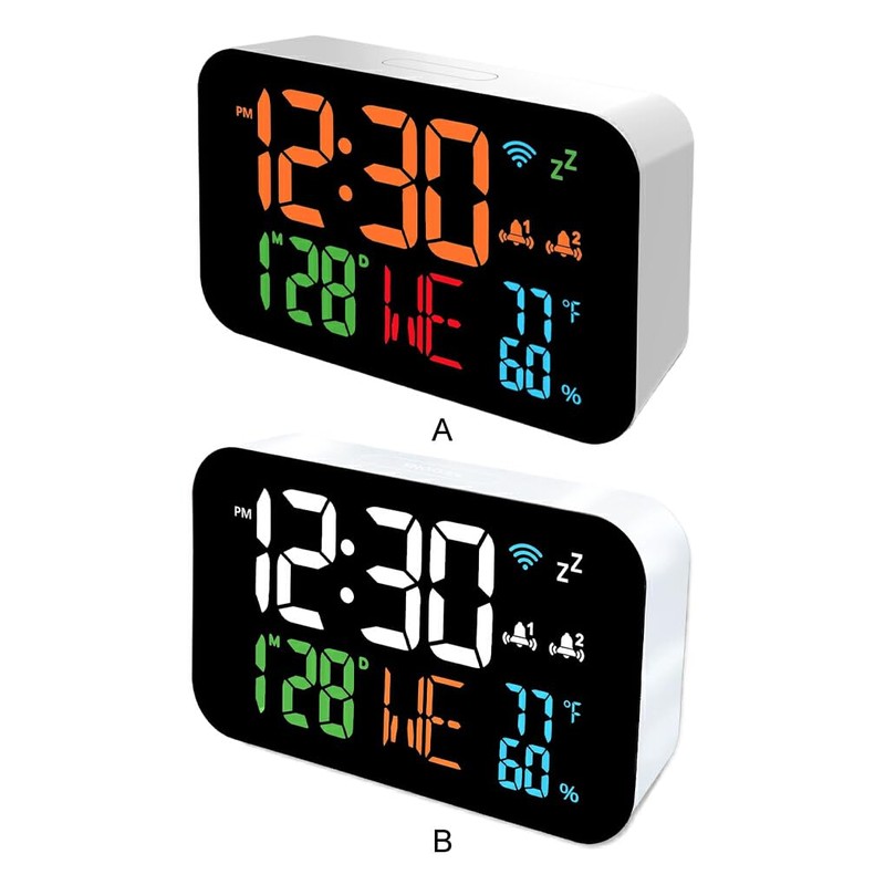 LED Display Intelligent Thermometer Hygrometer with Digital Screen for Remote