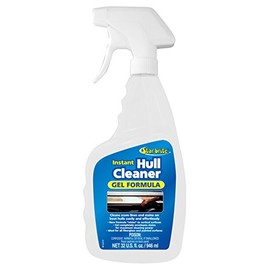 STAR BRITE Instant Hull Cleaner - Gel Spray Formula Clings to Vertical Surfaces Easily Removing Stains From Boat Hulls, Fiberglass, Plastic & Painted Surfaces 32 Oz (096132)
