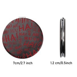 CHOORO Funny Joker Makeup Pocket Mirror Joker Fans Gift Joker Merchandise (HA m)
