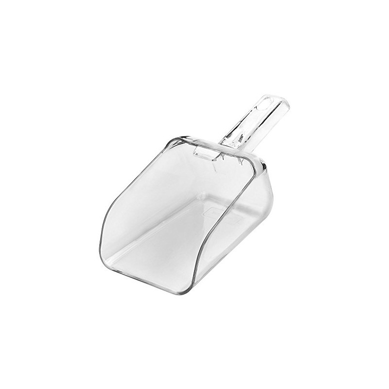 32 oz. Clear Plastic Utility & Ice Scoop, Each