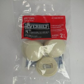 Everbilt Toilet Bolt Cap in Almond, 2 Pack 1000 055 081 NEW