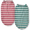 Knuffelen Dog Shirts Vest Cotton Striped T-Shirt, Sleeveless Stretchy Pet