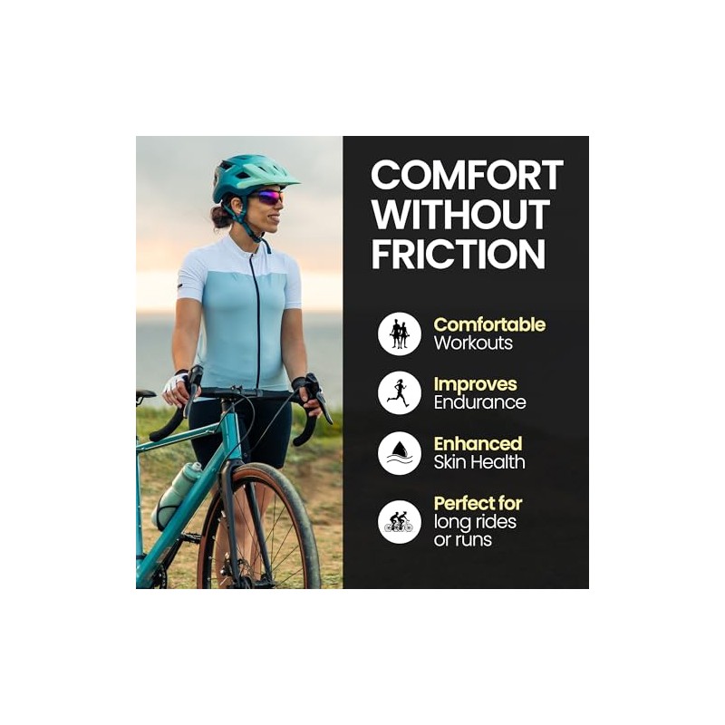 Crema de gamuza antichafe, ultra baja fricción, naturalmente enriquecida, 4