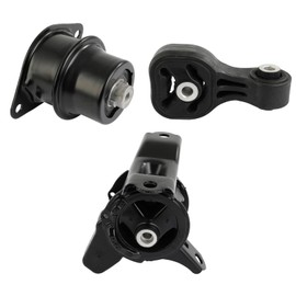 ROADFAR 3PCS Engine Motor Mount and Transmission Mount and Torque Strut Mount Kit for A65001HY A4563 A65012 for Honda for Fit 1.5L 2009-2013, for Honda for Fit Batt 2013