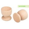 Smart Planet Set of 6 Wooden Egg Cups - Egg