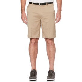 PGA TOUR Men's Regular 9" Flat Front Golf Shorts with Active Waistband (Size 30-44 Big & Tall), Chinchilla 2.0, 36
