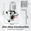 Zuxbolf 4 Pieces Piercing Valve Sets BPV-31 Refrigerator Tap Valve